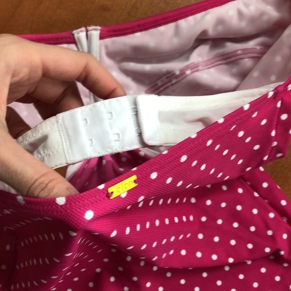 NWT Cleo Panache Retro Polkadot Halter Swimsuit! - Picture 6 of 6